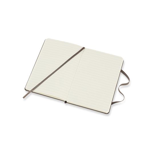 Taccuino Moleskine pocket a righe copertina rigida marrone. Earth Brown - 4