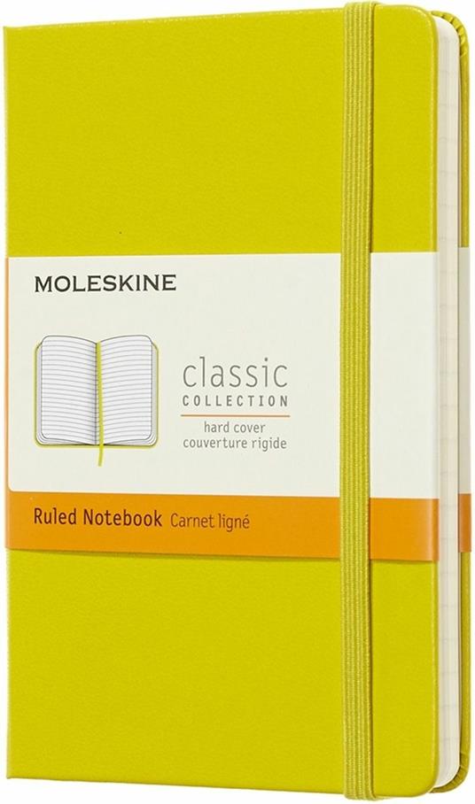 Taccuino Moleskine pocket a righe copertina rigida giallo. Dandelion Yellow  - Moleskine - Cartoleria e scuola