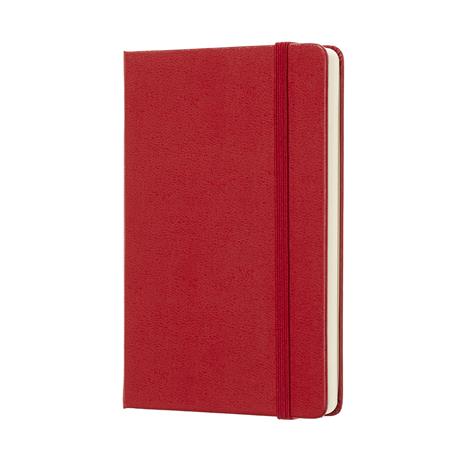 Taccuino Moleskine pocket puntinato copertina rigida rosso. Scarlet Red - 2