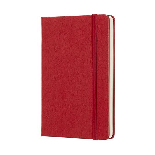 Taccuino Moleskine pocket puntinato copertina rigida rosso. Scarlet Red - 2