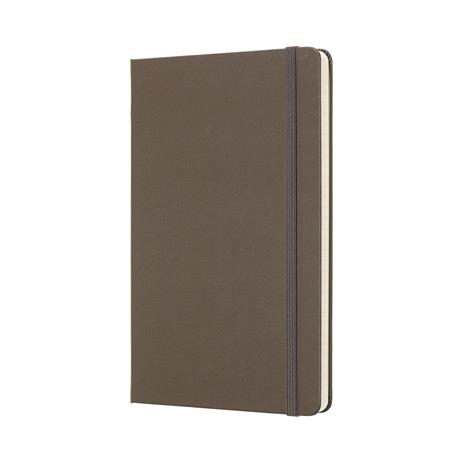 Taccuino Moleskine large a righe copertina rigida marrone. Earth Brown - 2