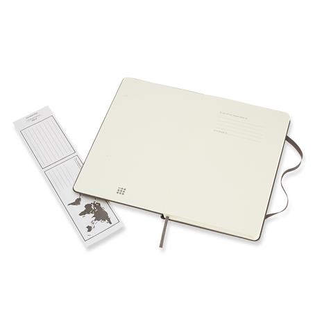 Taccuino Moleskine large a righe copertina rigida marrone. Earth Brown - 3