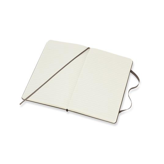 Taccuino Moleskine large a righe copertina rigida marrone. Earth Brown - 4