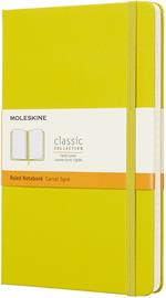 Taccuino Moleskine large a righe copertina rigida giallo. Dandelion Yellow