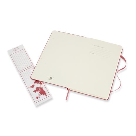 Taccuino Moleskine large a righe copertina rigida rosa. Daisy Pink - 3