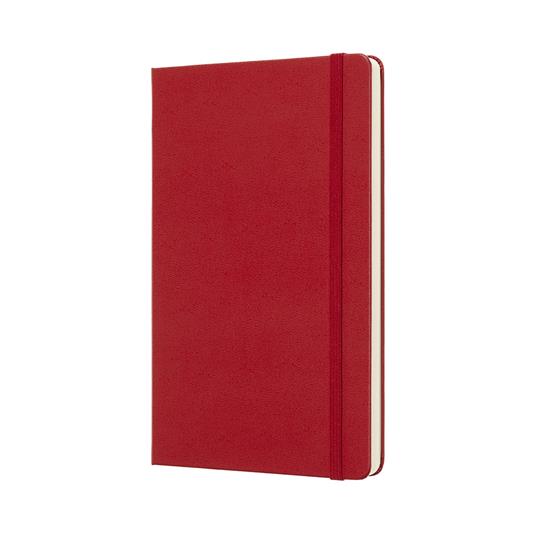 Taccuino Moleskine large puntinato copertina rigida rosso. Scarlet Red - 2