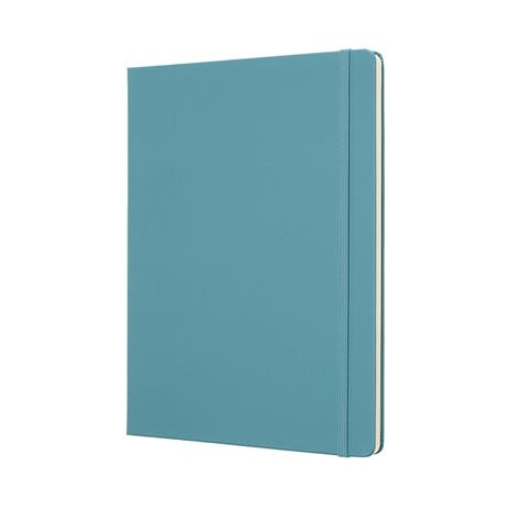 Taccuino Moleskine XL a pagine bianche copertina rigida azzurro. Reef Blue - 2