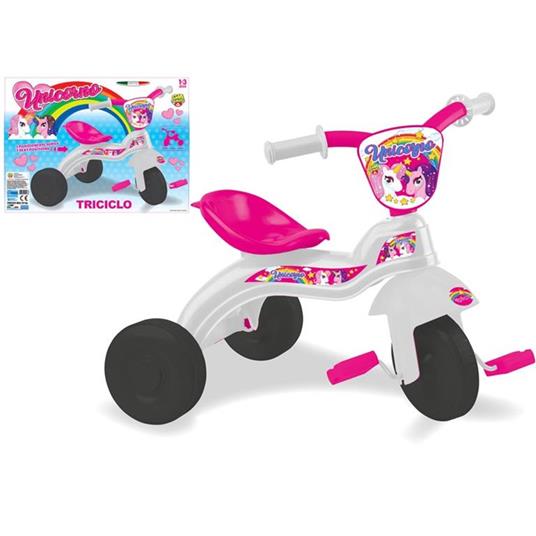Triciclo Tombolino Unicorno Gvc0057 Giaquinto Tricicli e