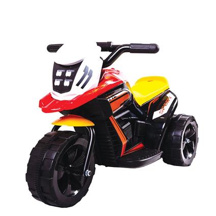 Moto Elettrica Per Bambini Jolly 3 Ruote Rossa 6V Con Retromarcia E Suoni 5569