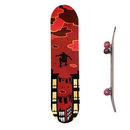 Skateboard Doppia Stampa 80 Cm Gvc 9604