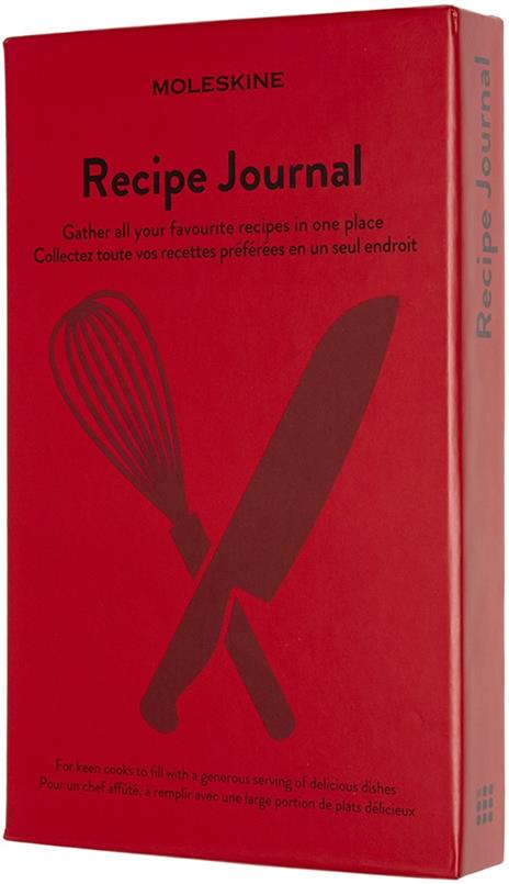 Quaderno Moleskine Passion Recipe Journal. Ricette