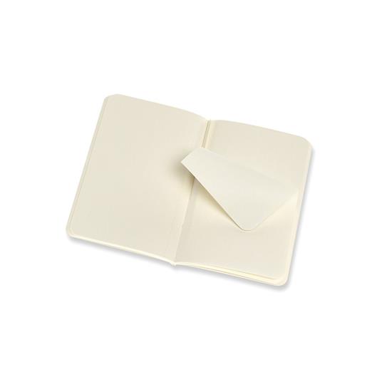 Quaderno Volant Journal Moleskine XS a pagine bianche arancione-azzurro. Coral Orange-Aquamerine Blue. Set da 2 - 4