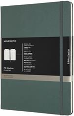 Taccuino Pro Moleskine XL copertina rigida verde. Forest Green