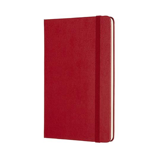 Taccuino Moleskine medium puntinato copertina rigida rosso. Scarlet Red - 2