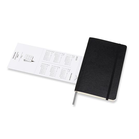 Agenda mensile 2019-2020, 18 mesi, Moleskine pocket copertina morbida nero. Black - 6