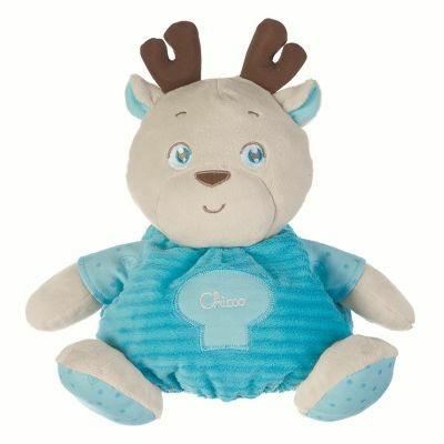 Peluche Renna Azzurra Soft Cuddles Chicco - 3