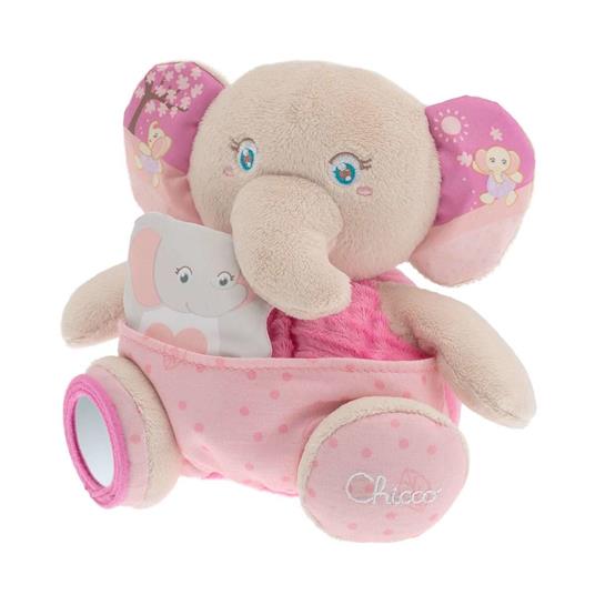 Peluche Elefante Chicco Soft Cuddles con Marioneta