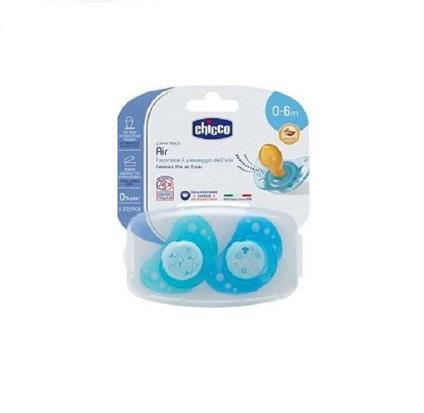 Chicco Succhietto Air Boy Caucciù 0-6 2 pezzi