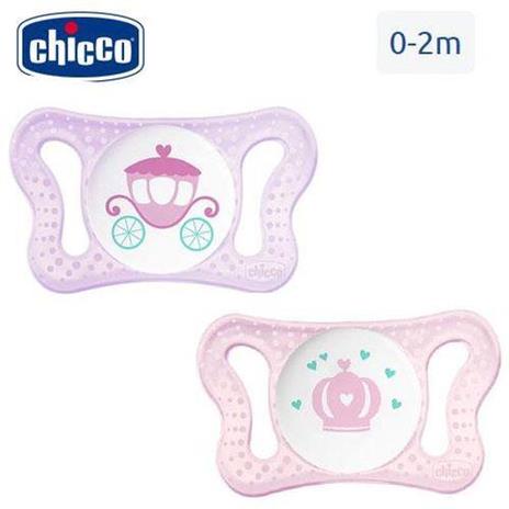 Succhietto physio micro silicone 0-2m 2pz rosa