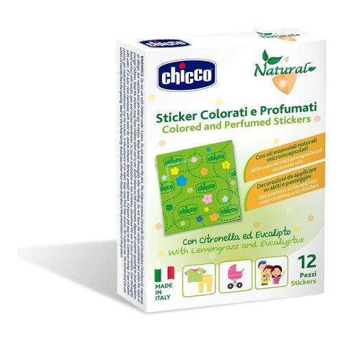 Chicco Cerotti Sticker Colorati e Profumati alla Citronella, multicolore