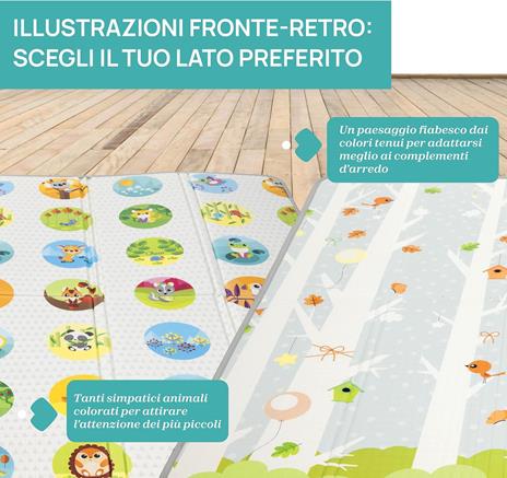 Tappeto Maxi Chicco 2 In 1 200x180 cm (12166) - 5
