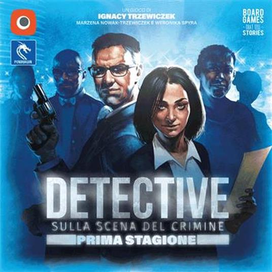 Detective Prima Stagione - Base - ITA. Gioco da tavolo - Pendragon - Giochi  di ruolo e strategia - Giocattoli