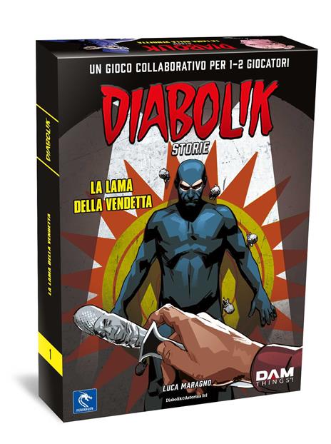 Diabolik Storie 1 - La Lama Della Vendetta. Gioco da tavolo