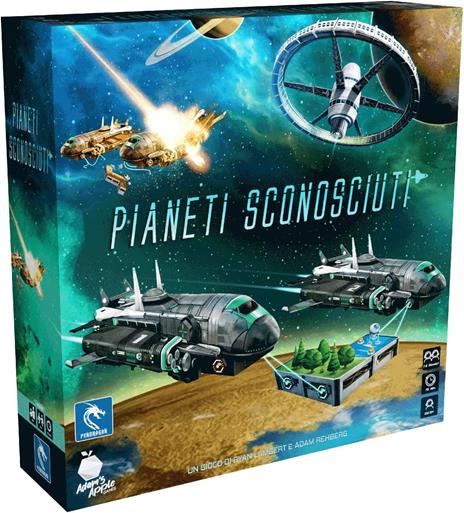 Pendragon Game Studio Pianeti Sconosciuti - Edizione italiana - Giocoda tavolo, Età 10+, 1-6 Giocatori