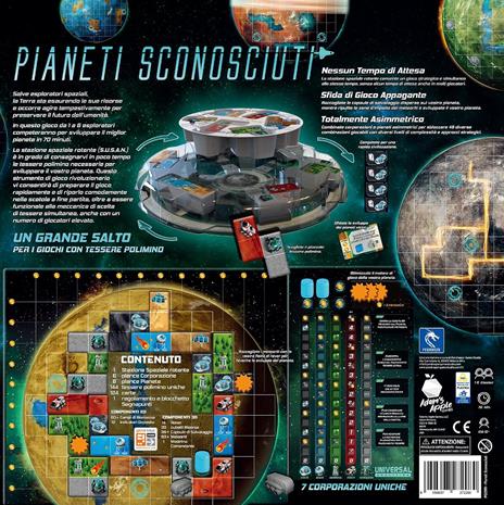 Pendragon Game Studio Pianeti Sconosciuti - Edizione italiana - Giocoda tavolo, Età 10+, 1-6 Giocatori - 3