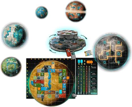 Pendragon Game Studio Pianeti Sconosciuti - Edizione italiana - Giocoda tavolo, Età 10+, 1-6 Giocatori - 4