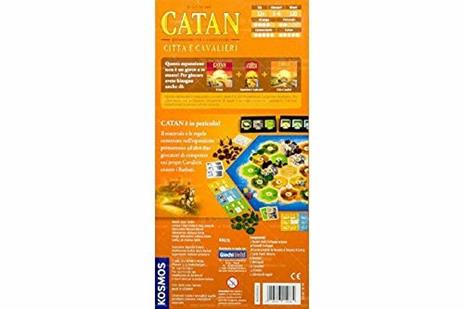 Catan: citta' e cavalieri. Gioco da tavolo - 3