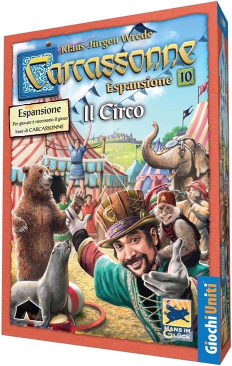 Carcassonne: il circo 10. Gioco da tavolo
