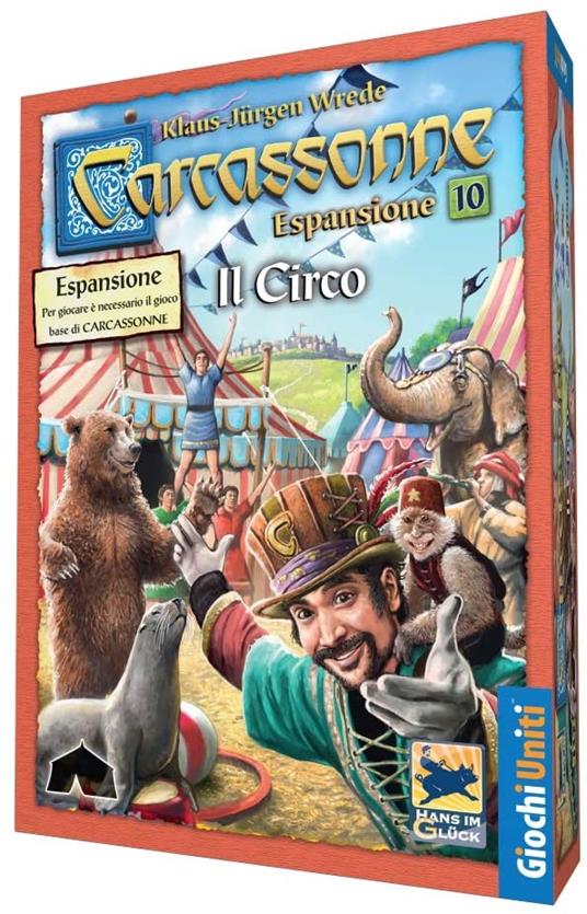 Carcassonne. Il Circo. Gioco da tavolo