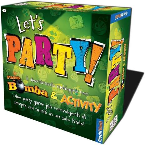 Let's party: passa la bomba e activity. Gioco da tavolo
