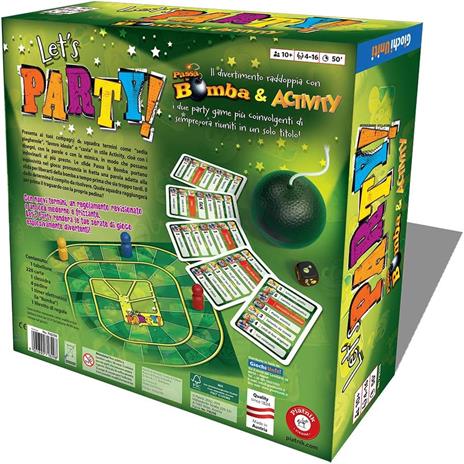 Lets Party. Passa la Bomba e Activity. Gioco da tavolo - Giochi Uniti -  Giochi di ruolo e strategia - Giocattoli