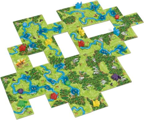 Carcassonne: cacciatori e raccoglitori. Gioco da tavolo - 4