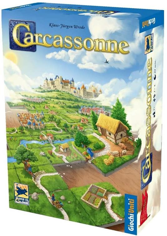 Carcassonne Base. Gioco da tavolo - Giochi Uniti - Giochi di ruolo e  strategia - Giocattoli
