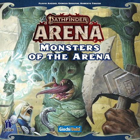 Giochi Uniti - Pathfinder Arena: Monsters of the Arena  Gioco da tavolo, 1-4 Giocatori, 12+ Anni, GU747, Edizione italiana - 2