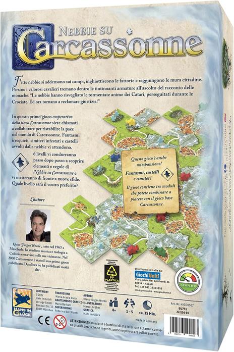 Nebbie su Carcassonne. Gioco da tavolo - 2