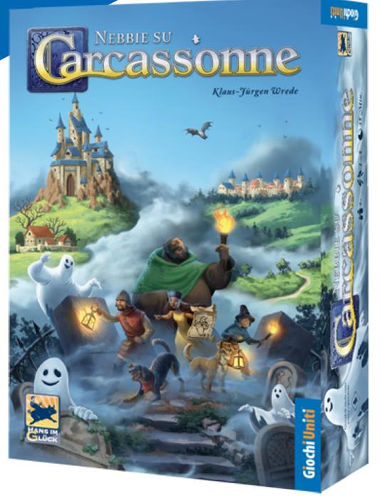 Nebbia su Carcassonne. Gioco da tavolo