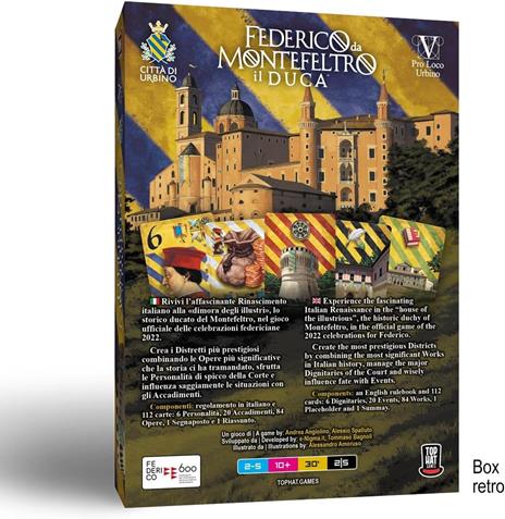 Federico Di Montefeltro - Il Duca. Gioco da tavolo - 2