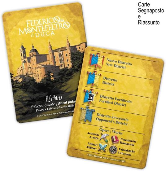 Federico Di Montefeltro - Il Duca. Gioco da tavolo - 6