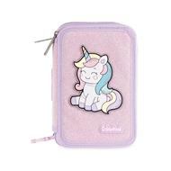 Astuccio 3 Zip - Unicorno Sparkle