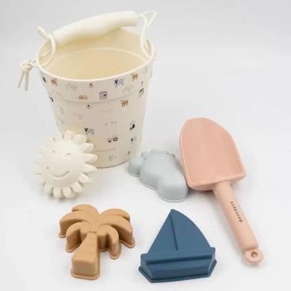 Bamboom Set Spiaggia Morbido Secchiello Con Accesori  The Farm