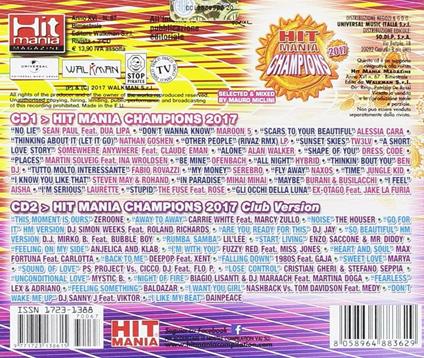 Hitmania 2017 ( + Rivista) - CD Audio