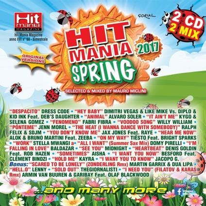 Hit Mania Spring 2017 ( + Rivista) - CD Audio