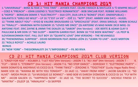 Hit Mania Champions 2019 ( + Rivista) - CD Audio - 2