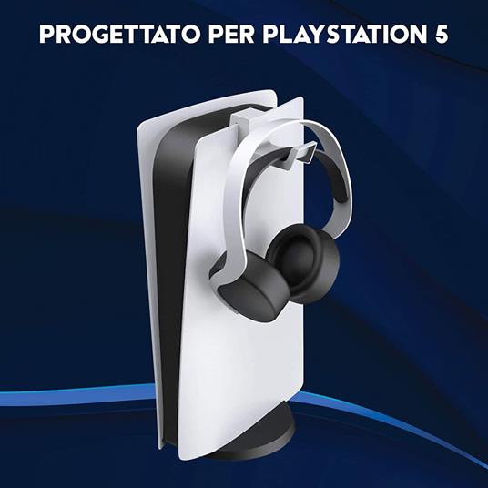 DR1TECH GameHook5 Supporto Porta Cuffie Gaming per PS5 DESIGN SAVE YOUR  SPACE Stand Antigraffio Ultra Resistente Accessori per PS5 - gioco per  Console e accessori - Dr1tech - Accessori Gaming - Videogioco | IBS