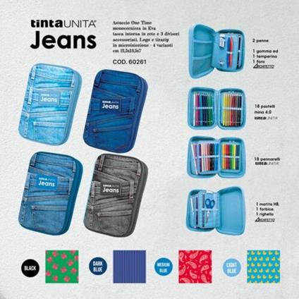 Tinta Unita Jeans Astuccio One Time Denim