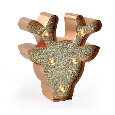 Luci decorative Legami Mini Letter Light - Christmas reindeer with glitters, Renna